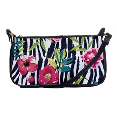 Seamless Flower Patterns Vector 01 Shoulder Clutch Bag by Sobalvarro