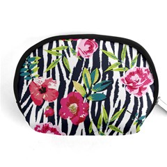 Seamless Flower Patterns Vector 01 Accessory Pouch (medium) by Sobalvarro