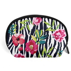 Seamless Flower Patterns Vector 01 Accessory Pouch (large) by Sobalvarro