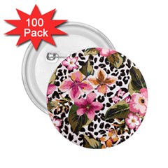 Seamless Flower Patterns Vector 03 2 25  Buttons (100 Pack)  by Sobalvarro