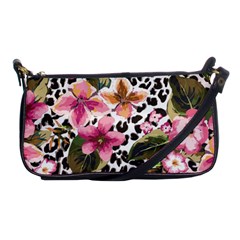 Seamless Flower Patterns Vector 03 Shoulder Clutch Bag by Sobalvarro