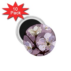 Peach Blossom Seamless Pattern Vector 1 75  Magnets (10 Pack)  by Sobalvarro