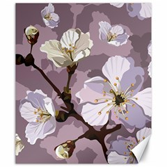 Peach Blossom Seamless Pattern Vector Canvas 20  X 24  by Sobalvarro