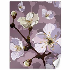 Peach Blossom Seamless Pattern Vector Canvas 36  X 48  by Sobalvarro