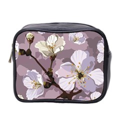 Peach Blossom Seamless Pattern Vector Mini Toiletries Bag (two Sides) by Sobalvarro