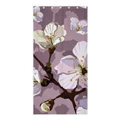 Peach Blossom Seamless Pattern Vector Shower Curtain 36  X 72  (stall)  by Sobalvarro