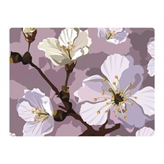 Peach Blossom Seamless Pattern Vector Double Sided Flano Blanket (mini)  by Sobalvarro