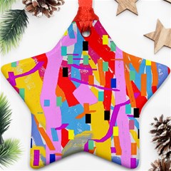 Confetti Nights 2a Ornament (star) by impacteesstreetweartwo