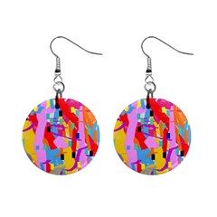 Confetti Nights 2a Mini Button Earrings