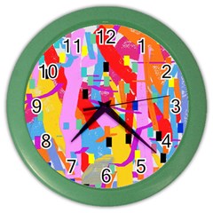 Confetti Nights 2a Color Wall Clock