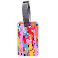 Confetti Nights 2a Luggage Tag (one Side)