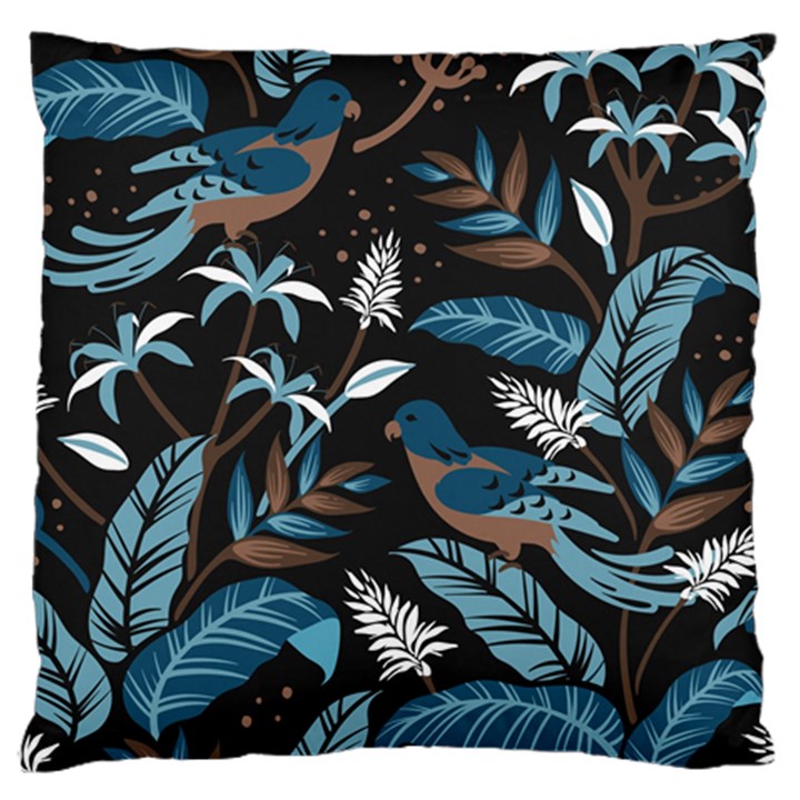 Birds In The Nature Large Cushion Case (Two Sides)