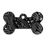 Paisley 7 Dog Tag Bone (Two Sides) Front