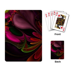 Fractal Abstract Colorful Floral Playing Cards Single Design (rectangle) by Pakrebo