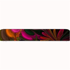 Fractal Abstract Colorful Floral Small Bar Mats by Pakrebo