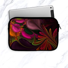 Fractal Abstract Colorful Floral Apple Ipad Mini Zipper Cases by Pakrebo