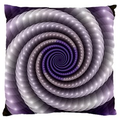 Fractal Strings Pattern Texture Large Cushion Case (one Side) by Pakrebo