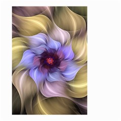 Fractal Flower Petals Colorful Small Garden Flag (two Sides) by Pakrebo