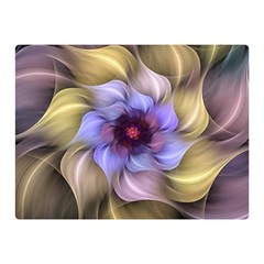 Fractal Flower Petals Colorful Double Sided Flano Blanket (mini)  by Pakrebo