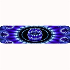 Fractal Blue Sphere 3d Pattern Large Bar Mats by Pakrebo