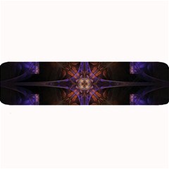 Fractal Cross Blue Geometric Large Bar Mats