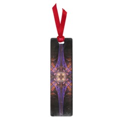 Fractal Cross Blue Geometric Small Book Marks