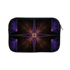 Fractal Cross Blue Geometric Apple iPad Mini Zipper Cases