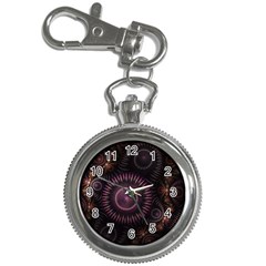 Fractal Gears Steampunk Gearwheel Key Chain Watches by Pakrebo