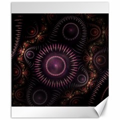 Fractal Gears Steampunk Gearwheel Canvas 8  X 10  by Pakrebo