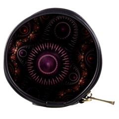 Fractal Gears Steampunk Gearwheel Mini Makeup Bag by Pakrebo