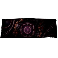 Fractal Gears Steampunk Gearwheel Body Pillow Case Dakimakura (two Sides) by Pakrebo