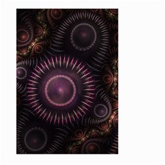 Fractal Gears Steampunk Gearwheel Large Garden Flag (two Sides) by Pakrebo