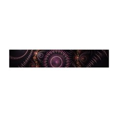 Fractal Gears Steampunk Gearwheel Flano Scarf (mini) by Pakrebo