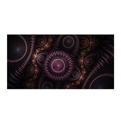 Fractal Gears Steampunk Gearwheel Satin Wrap by Pakrebo