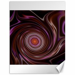 Fractal Waves Pattern Design Canvas 18  X 24  by Pakrebo