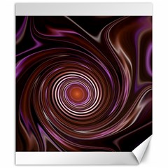 Fractal Waves Pattern Design Canvas 20  X 24  by Pakrebo