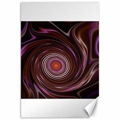 Fractal Waves Pattern Design Canvas 20  X 30 