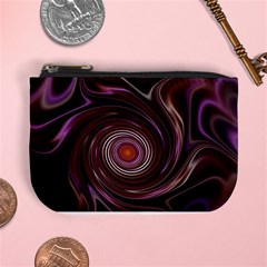 Fractal Waves Pattern Design Mini Coin Purse by Pakrebo