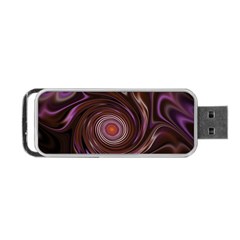 Fractal Waves Pattern Design Portable Usb Flash (two Sides) by Pakrebo