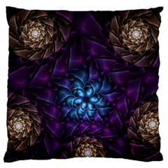 Geometry Fractal Colorful Geometric Standard Flano Cushion Case (one Side) by Pakrebo