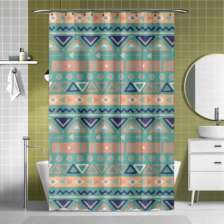 Tribal Shower Curtain 48  x 72  (Small) 