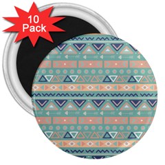 Tribal 3  Magnets (10 Pack)  by Sobalvarro