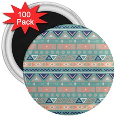 Tribal 3  Magnets (100 Pack) by Sobalvarro