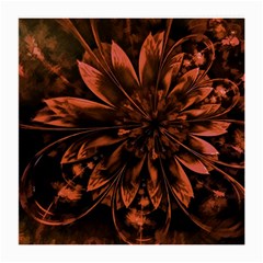 Fractal Painting Flower Texture Medium Glasses Cloth (2 Sides) by Pakrebo