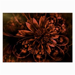 Fractal Painting Flower Texture Large Glasses Cloth (2 Sides) by Pakrebo