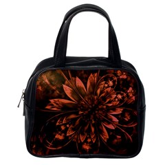 Fractal Painting Flower Texture Classic Handbag (one Side) by Pakrebo