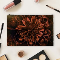 Fractal Painting Flower Texture Cosmetic Bag (large) by Pakrebo