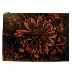 Fractal Painting Flower Texture Cosmetic Bag (xxl) by Pakrebo