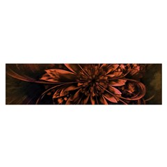 Fractal Painting Flower Texture Satin Scarf (oblong) by Pakrebo