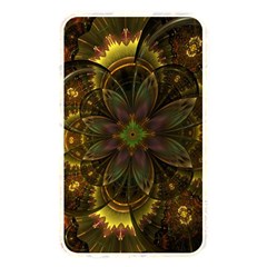 Fractal Flower Fall Gold Colorful Memory Card Reader (rectangular)